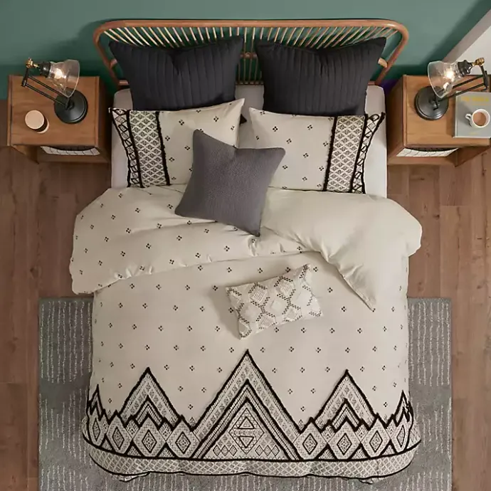 New Kirklands Home Black Diamond 3-pc. Full/Queen Comforter Set