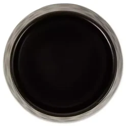 New Kirklands Home Dimpled Bamboo Canisters, Set of 2 Black