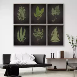 Kirklands Home Black Fern II Framed Art Print