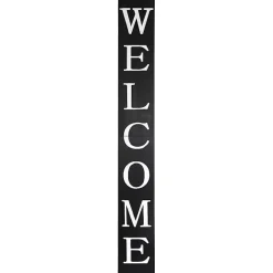 Sale Kirklands Home Foldable Welcome Porch Board Black