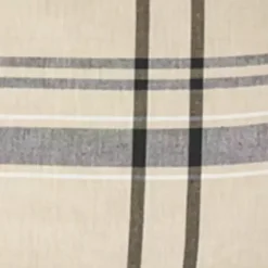 Kirklands Home French Stripe Napkins, Set of 6 Black