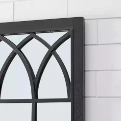 Online Kirklands Home Grandview Arched Frame Mirror Black