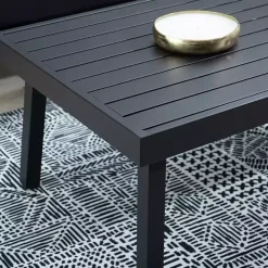 Hot Kirklands Home Holland Outdoor Coffee Table Black