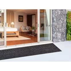 Outlet Kirklands Home Intertwine Indoor/Outdoor Runner Black