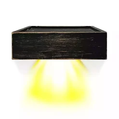 Online Kirklands Home Black LED Floating Shelf with Remote, 10 in.