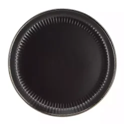 Outlet Kirklands Home Leo Stoneware 16-pc. Dinnerware Set Black