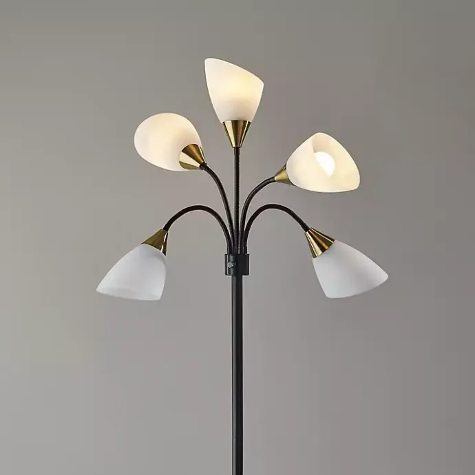 Online Kirklands Home Black 5-Light Adjustable Tree Floor Lamp