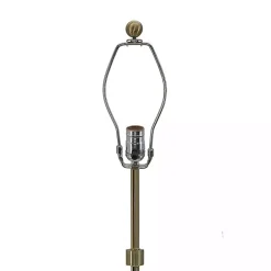 New Kirklands Home Black Marble and Gold Metal Buffet Lamp