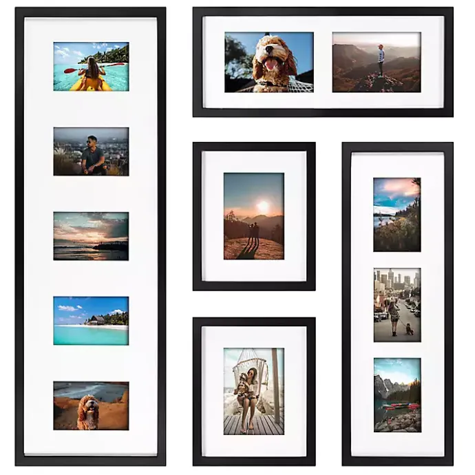 Outlet Kirklands Home Black Matted 5-pc. Gallery Wall Picture Frame Set