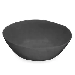 New Kirklands Home Black Melamine Santal Serving Bowl