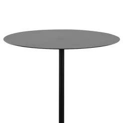 New Kirklands Home Metal & Concrete Janis Cocktail Table Black