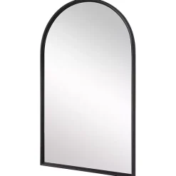 New Kirklands Home Black Metal Arch Frame Wall Mirror