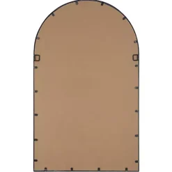 New Kirklands Home Black Metal Arch Frame Wall Mirror