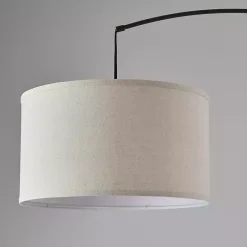 Online Kirklands Home Black Metal Arch Modern Floor Lamp White