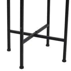 Sale Kirklands Home Metal Dome Planter with Stand, 46 in. Black