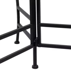 Sale Kirklands Home Metal Floral 3-Tier Plant Stand Black