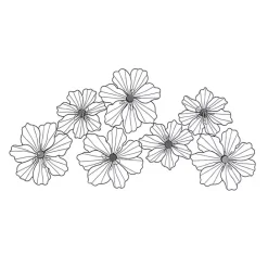 Sale Kirklands Home Metal Floral Wire Wall Plaque Black