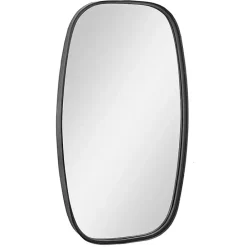 Clearance Kirklands Home Black Metal Rectangular Wall Mirror, 18x31.5 in.