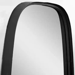 Clearance Kirklands Home Black Metal Rectangular Wall Mirror, 18x31.5 in.