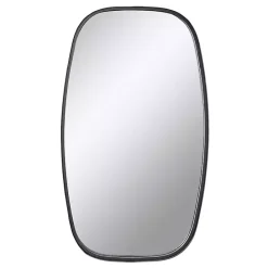 Clearance Kirklands Home Black Metal Rectangular Wall Mirror, 18x31.5 in.
