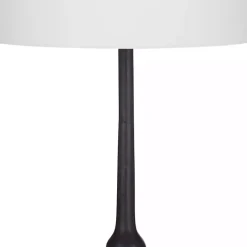 Hot Kirklands Home Black Metal Samantha Table Lamp White