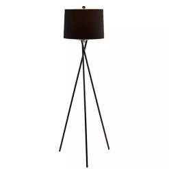 New Kirklands Home Metal Tripod Twist Floor Lamp Black