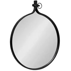 Discount Kirklands Home Metal Yitro Wall Mirror Black