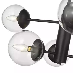 Hot Kirklands Home Mod 5-Arm Globe Chandelier Black