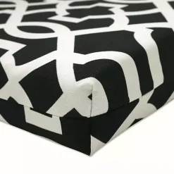 Hot Kirklands Home Black New Geometric Outdoor Chaise Cushion
