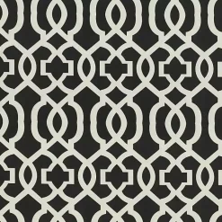 New Kirklands Home Black New Geometric 2-pc. Wicker Chair Cushion Set