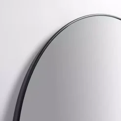 Outlet Kirklands Home Nouveau Linear Round Mirror Black