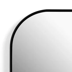 Kirklands Home Black Nouveau Wide Arch Wall Mirror