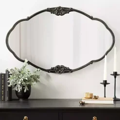 Discount Kirklands Home Black Novella Baroque Wall Mirror