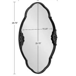 Discount Kirklands Home Black Novella Baroque Wall Mirror