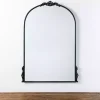Discount Kirklands Home Black Ornate Antique Carved Wall Mirror