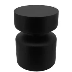 Sale Kirklands Home Pawn Metal Ottoman Black