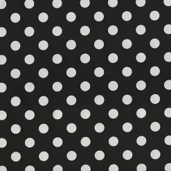 New Kirklands Home Polka Dot Outdoor Chaise Cushion Black