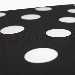 New Kirklands Home Polka Dot Outdoor Chaise Cushion Black