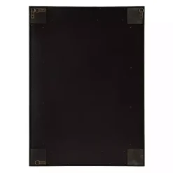 New Kirklands Home Rattan Textured Rectangle Wall Mirror Black