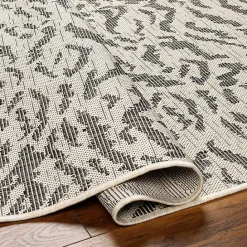 Online Kirklands Home Black Ravello Outdoor Rug, 5x7