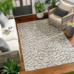 Online Kirklands Home Black Ravello Outdoor Rug, 6x9
