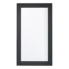 Hot Kirklands Home Black Rectangular Wood Wall Mirror, 24x42 in.