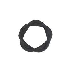 Sale Kirklands Home Resin Twisted Napkin Rings, Set of 4 Black