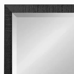 Clearance Kirklands Home Black Reyna Rectangle Wall Mirror