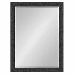 Clearance Kirklands Home Black Reyna Rectangle Wall Mirror