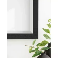Clearance Kirklands Home Black Reyna Rectangle Wall Mirror