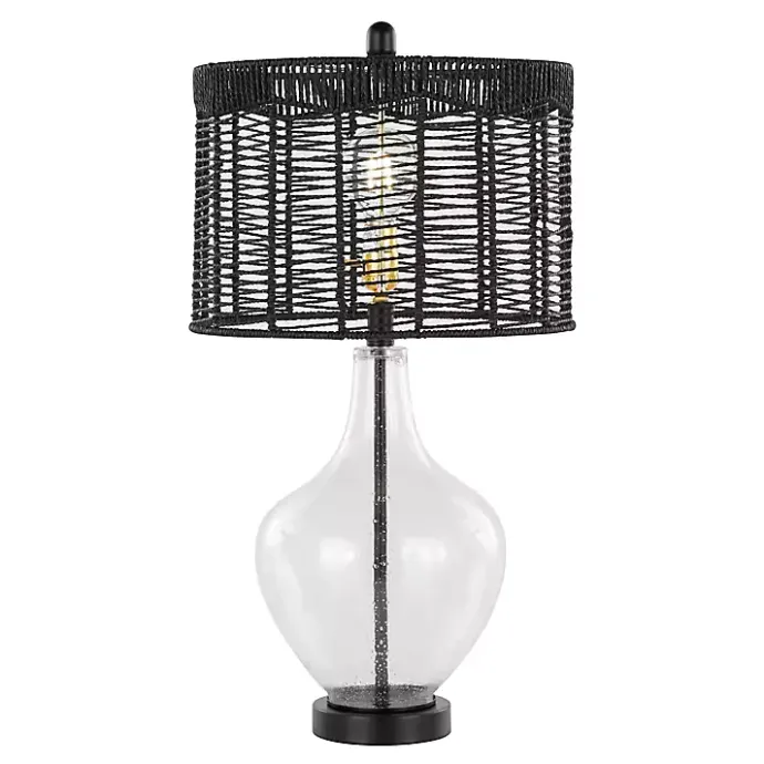 Outlet Kirklands Home Rope Jenny Table Lamps, Set of 2 Black