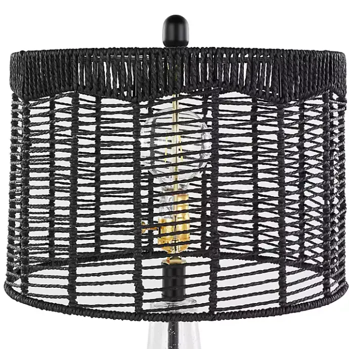 Outlet Kirklands Home Rope Jenny Table Lamps, Set of 2 Black
