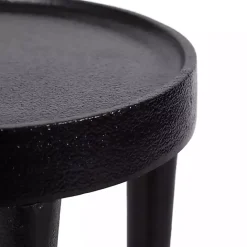 Online Kirklands Home Round Modern Cocktail Table Black