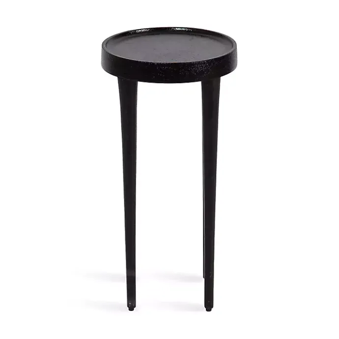 Online Kirklands Home Round Modern Cocktail Table Black